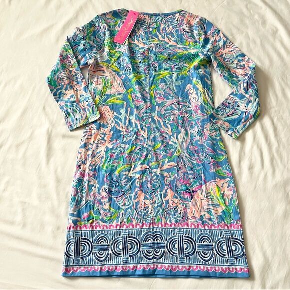 Lilly Pulitzer NWT Beacon Dress All Together Now women’s size XS floral - Picture 3 of 7